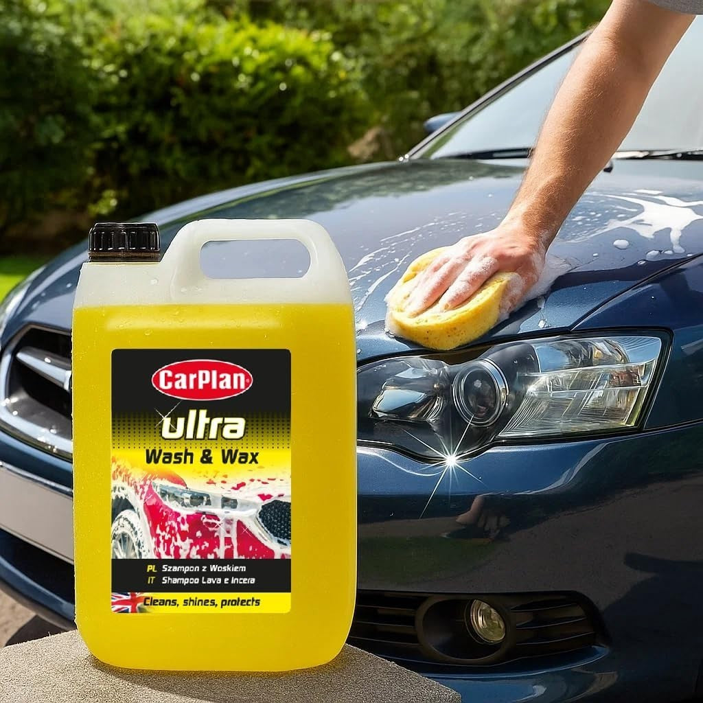 Carplan Ultra Wax & Wash Car Shampoo, 5 L Free UK Delivery (Packaging May Vary)
